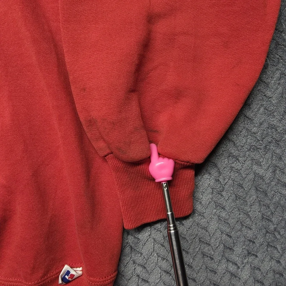 Vintage Stark County‎ Rebels Russell Athletic Sweatshirt Red XL Made in USA